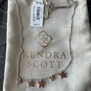 Kendra Scott Jae Star Silver Necklace